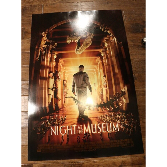 VINTAGE Night At The Museum 2006 Original Movie Poster 27x40" Rolled Double - Picture 1 of 7